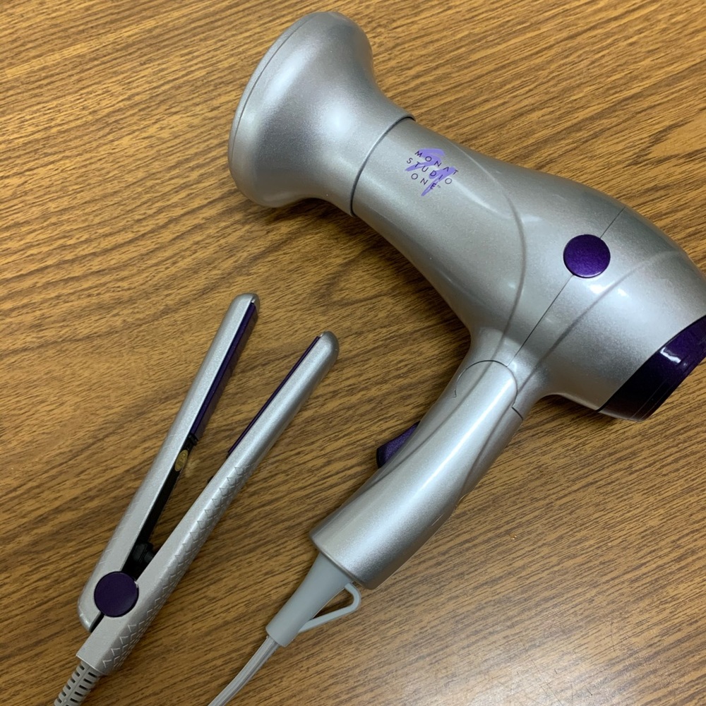 Monat Mini Hair Dryer and Mini Flat Iron Bundle